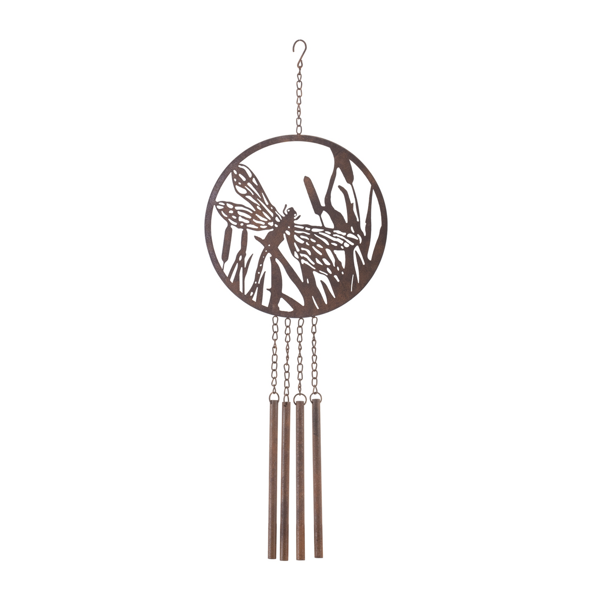 Dragonfly Wind Chime 33”H Metal