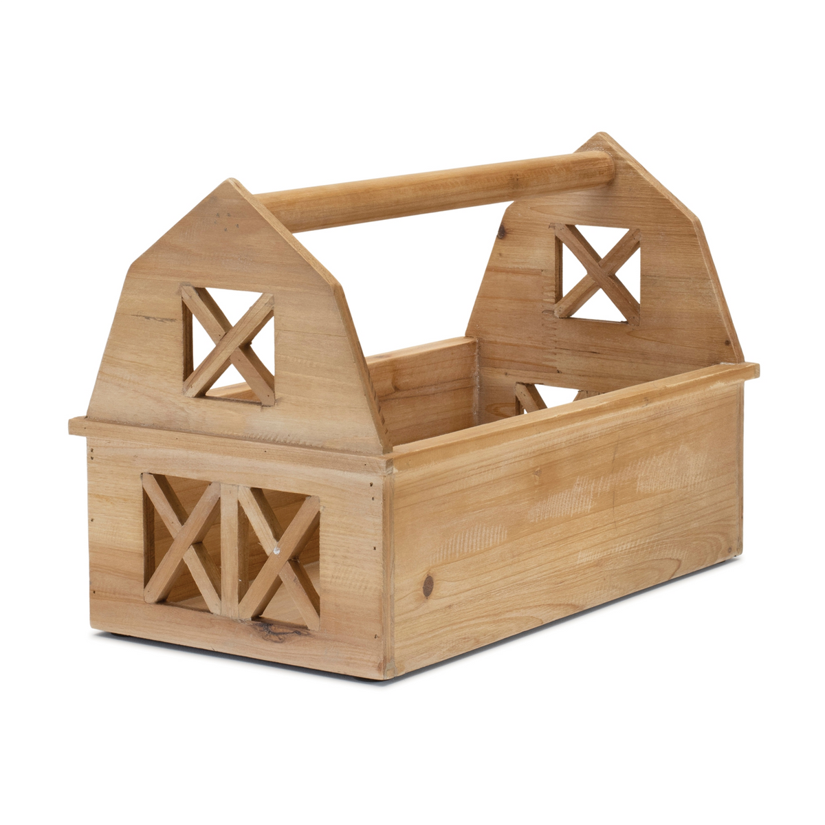Wood Barn Caddy Tray 15"L