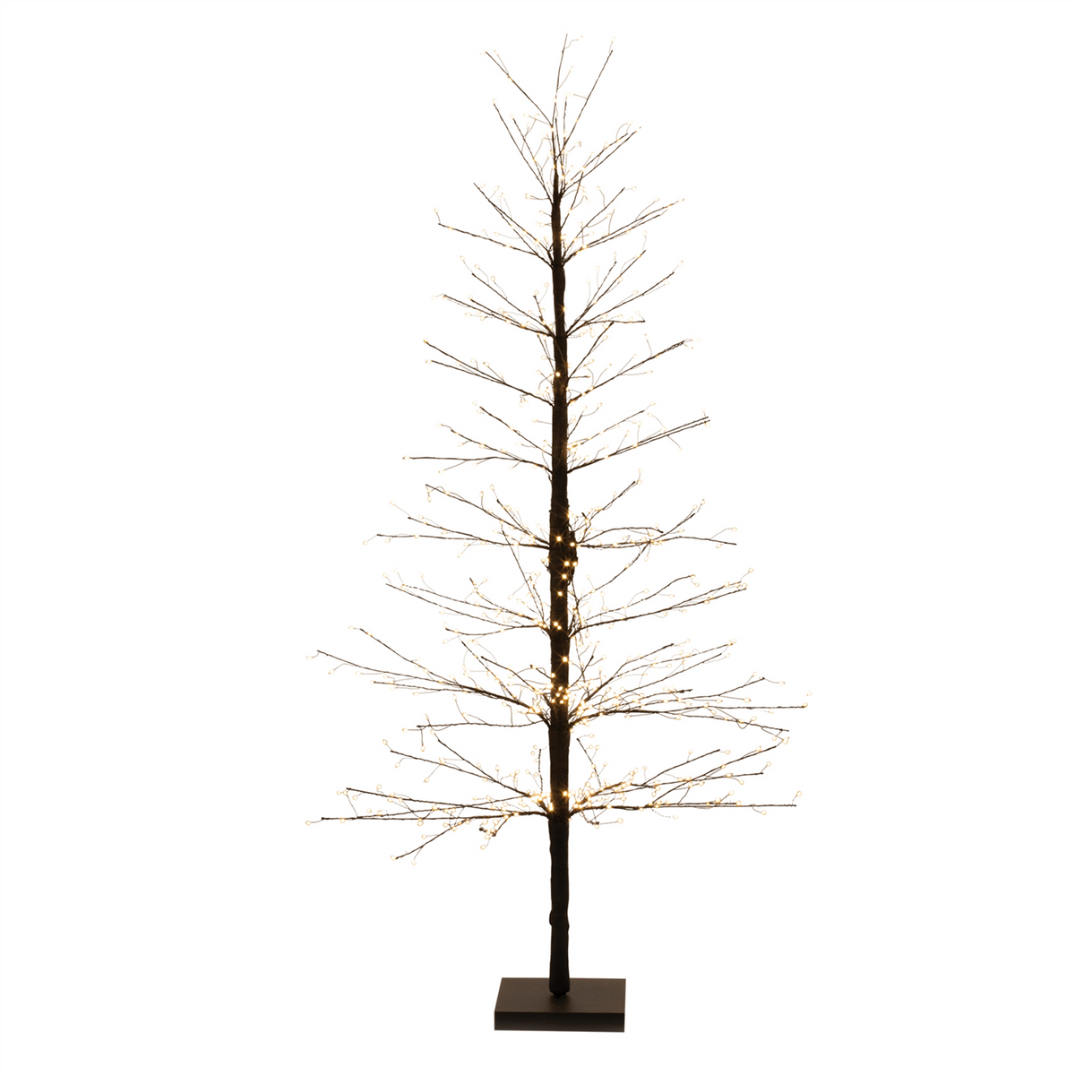 Black LED Twig Tree 5'H