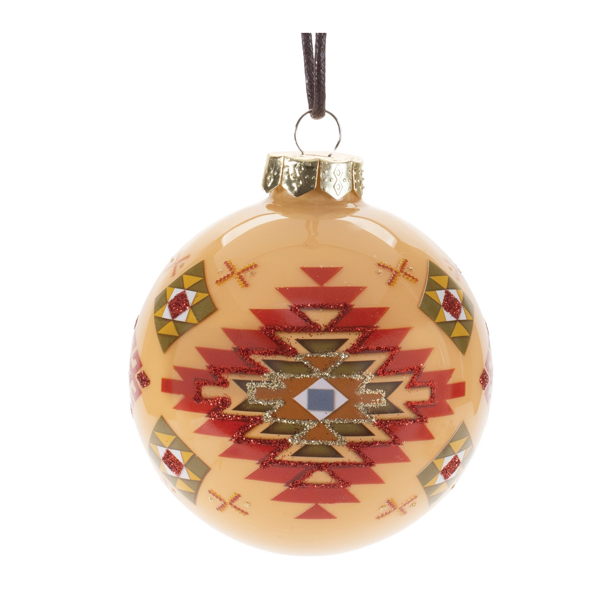 Western Glass Ball Ornament (Set of 6)