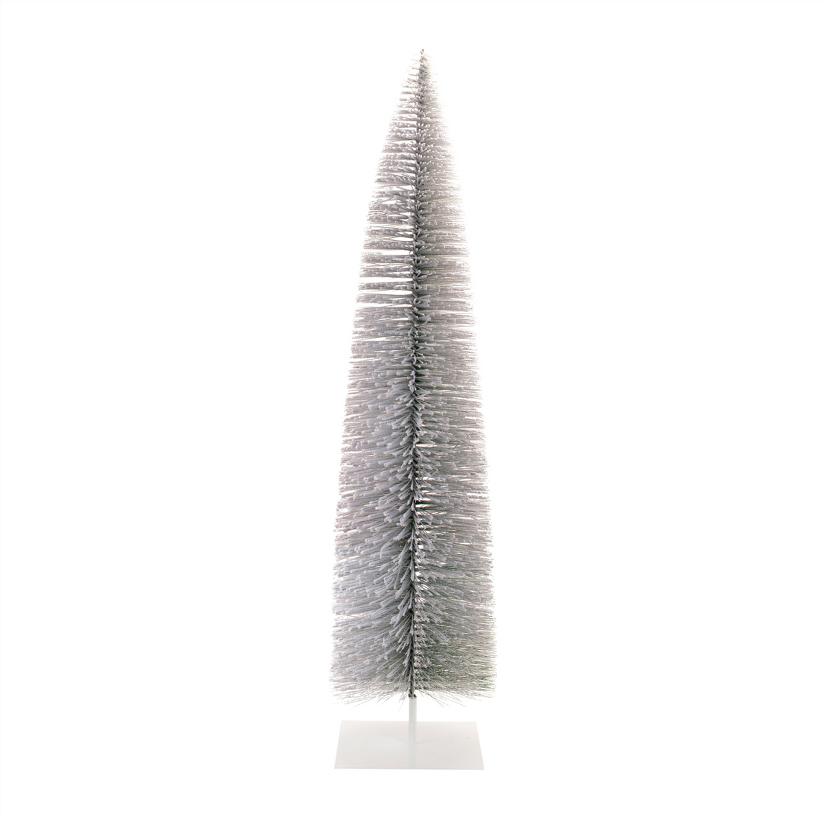 Set of 2 Silver Glitter Holiday Trees