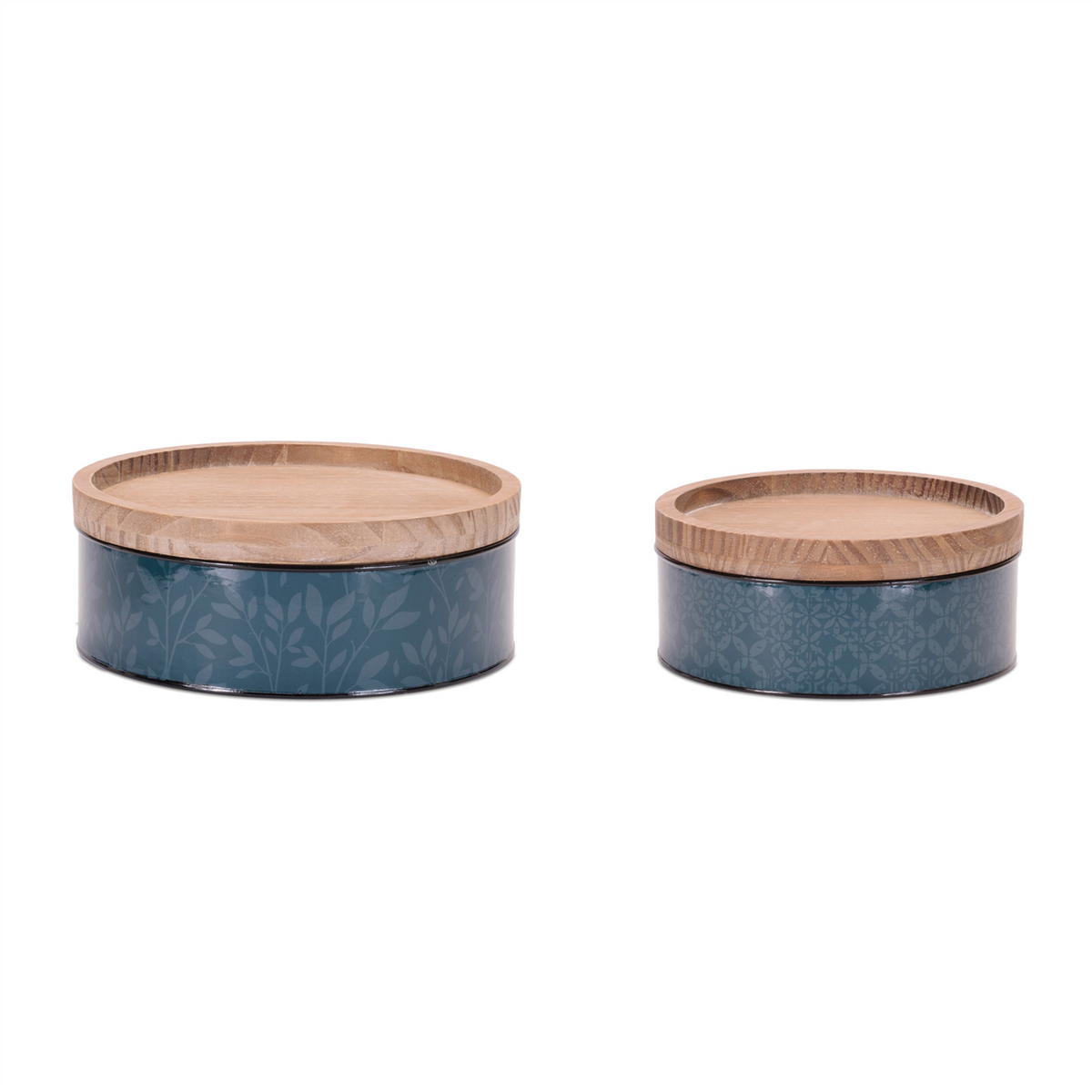 Blue Canisters (Set of 2)
