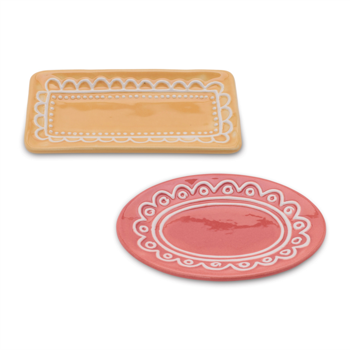 Trinket Dish (Set of 12) 6”L Ceramic