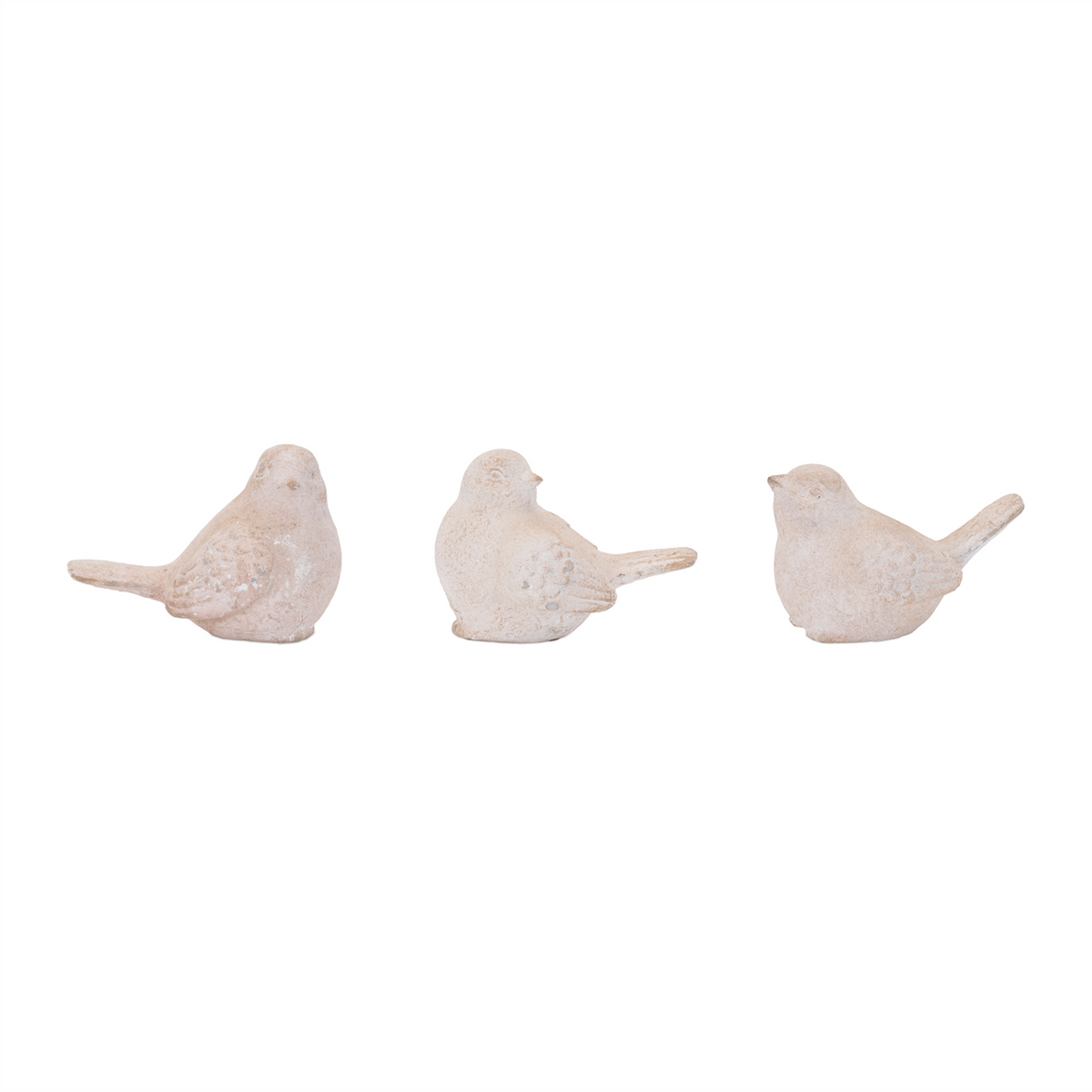 Bird (Set of 6) 4”H Resin
