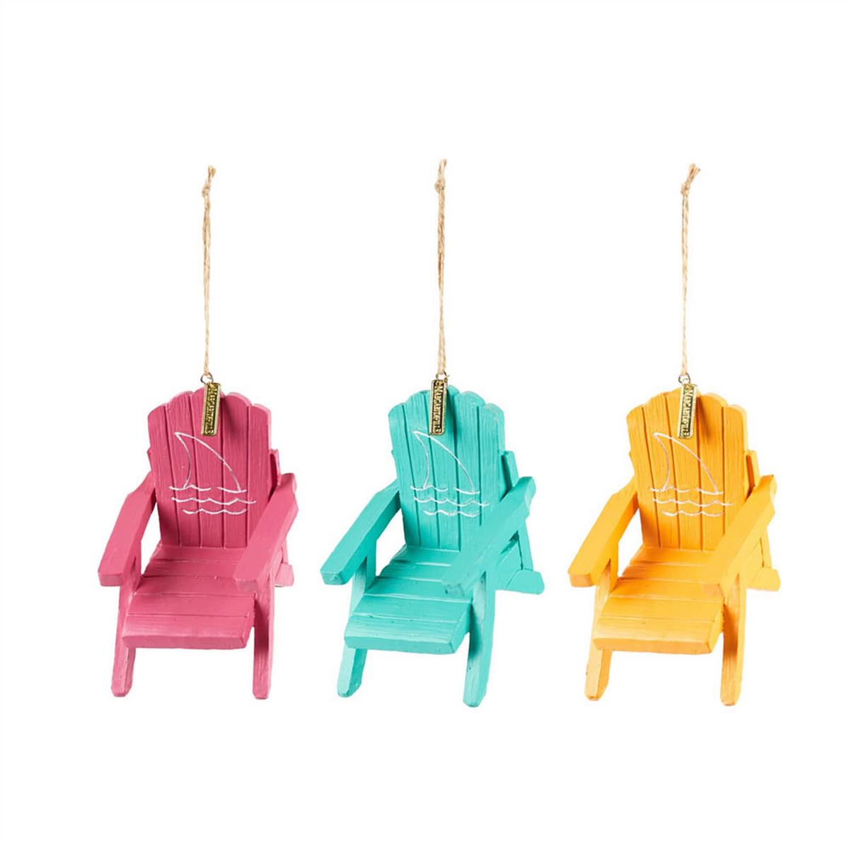 Margaritaville Adirondack Chair Ornament (Set of 3)
