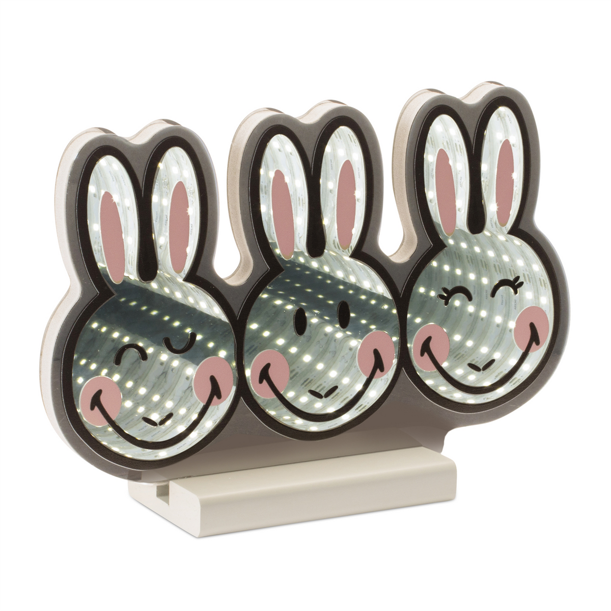 SmileyWorld® Triple Bunny Ekkolight 6.75"H