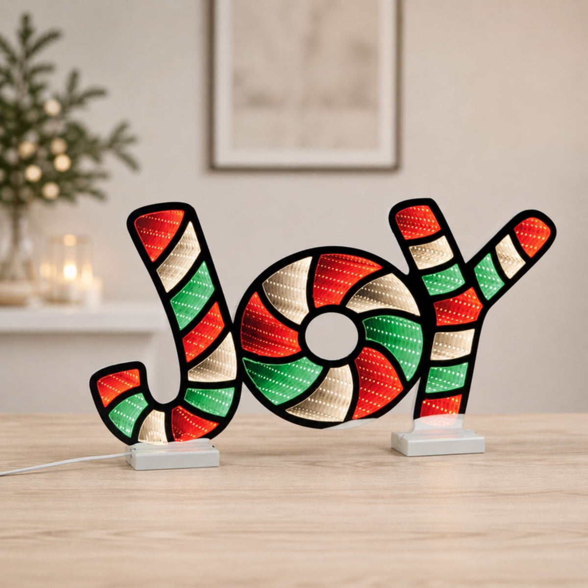"Joy" Holiday Ekkolight 15.74"L