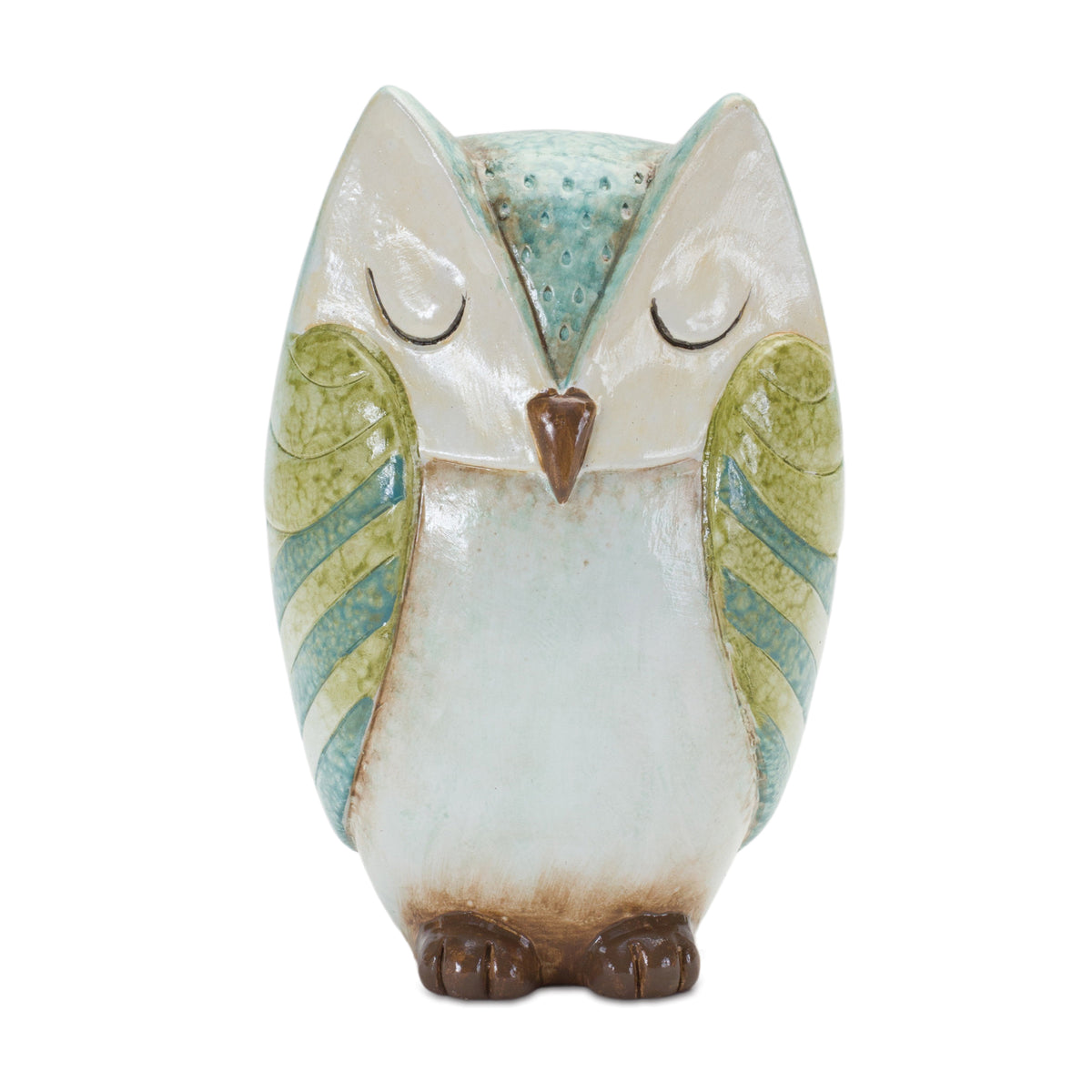 Terra Cotta Owl Figurine (Set of 3)