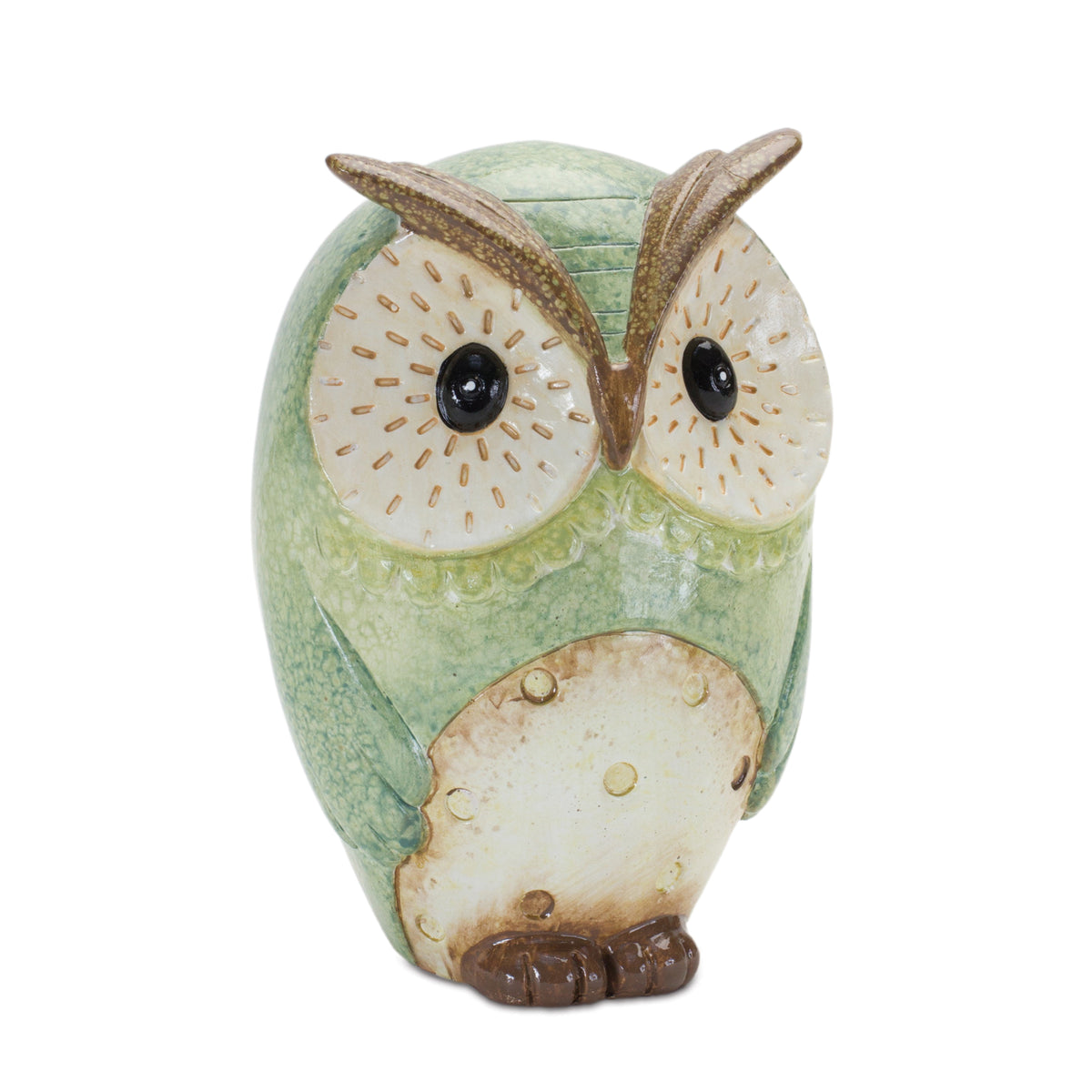Terra Cotta Owl Figurine (Set of 3)